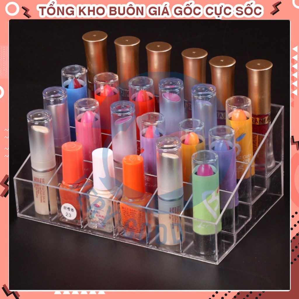 Khay Son nhiều Ô trong suốt