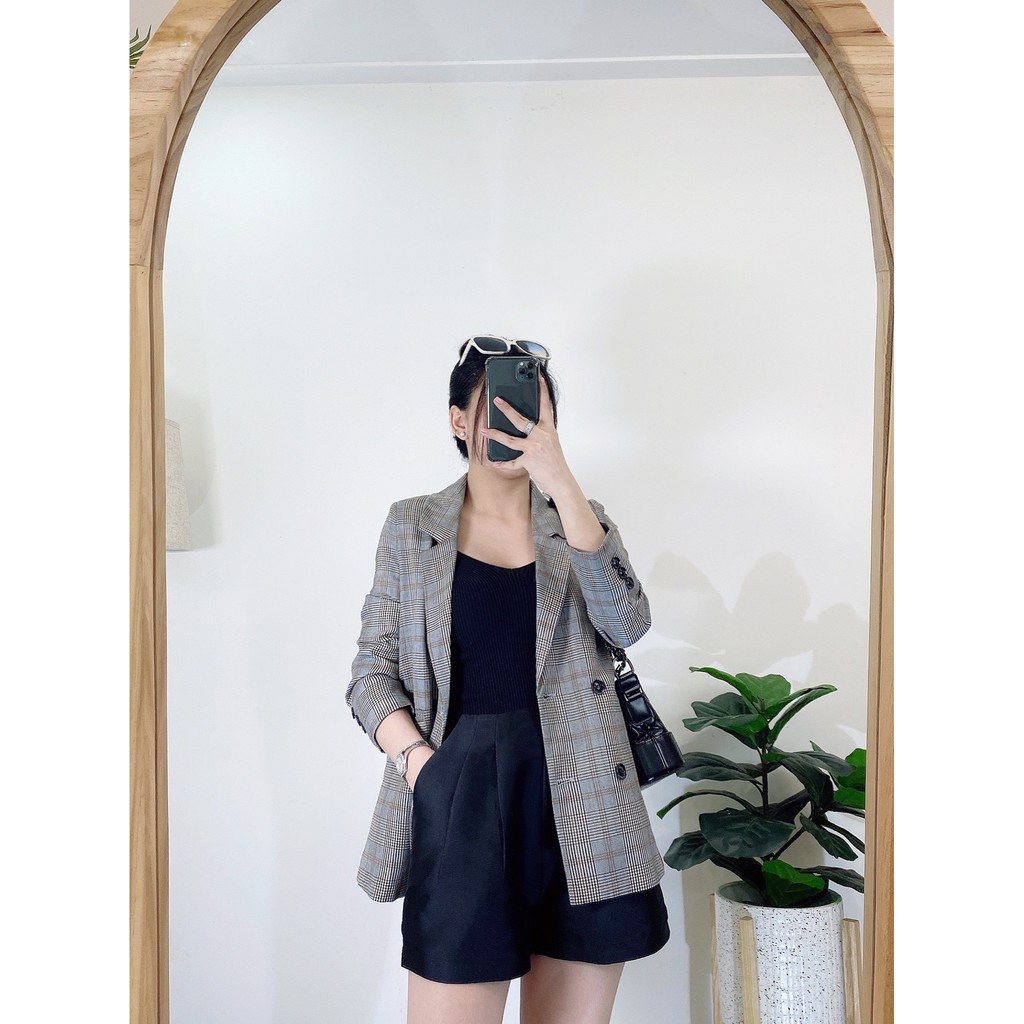Áo Blazer sọc kẻ họa tiết to và nhỏ mới nhất 2021