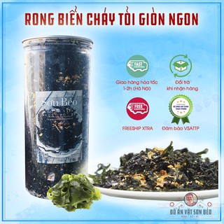 Rong biển tỏi ớt 200g hũ PET loại ngon | Ăn vặt Sơn Béo