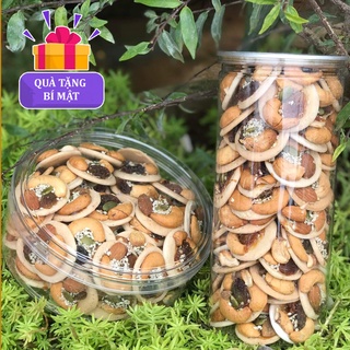 Bánh đồng tiền mix hạt dinh dưỡng, đồ ăn vặt healthy cho người ăn kiêng giảm cân. NADA Nuts hộp 500gr
