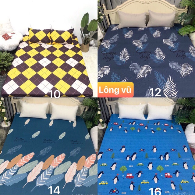 Ga chống thấm cotton, bảo vệ đệm. Inbox chọn mẫu