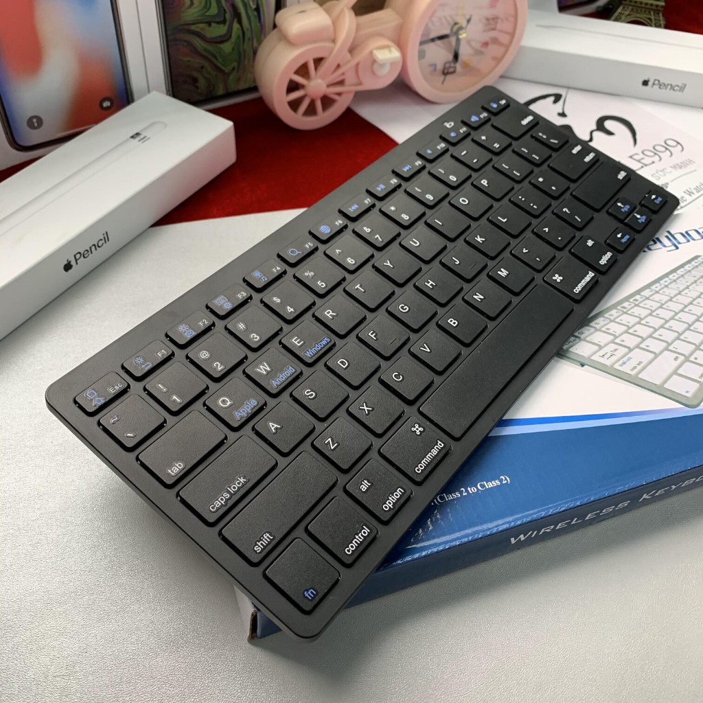 Bàn Phím Không Dây Bluetooth Mỏng - Đẹp - Phím ấn cực nhẹ - Dùng cho - Điện Thoại - Máy Tính Bảng - Laptop - MOBILE999 | BigBuy360 - bigbuy360.vn