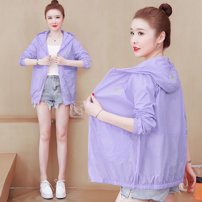 Áo Chống Nắng Chống Tia UV Bằng Lụa Lạnh Thoáng Khí Phong Cách Hàn Quốc Thời Trang Mùa Hè 2022 Cho Nữ