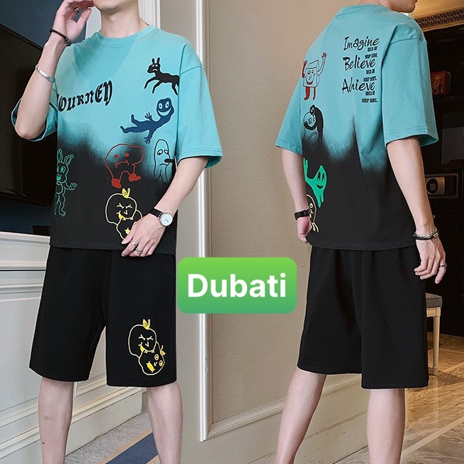 BỘ QUẦN ÁO NAM THỂ THAO HỌA TIẾT MA JOURNEY CAO CẤP THỜI TRANG TRẺ TRUNG- DUBATI FASHION