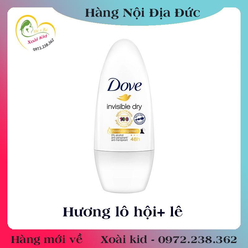 [auth] Lăn khử mùi Dove Đức giúp trắng mịn vùng nách, không gây vàng áo [Hot]