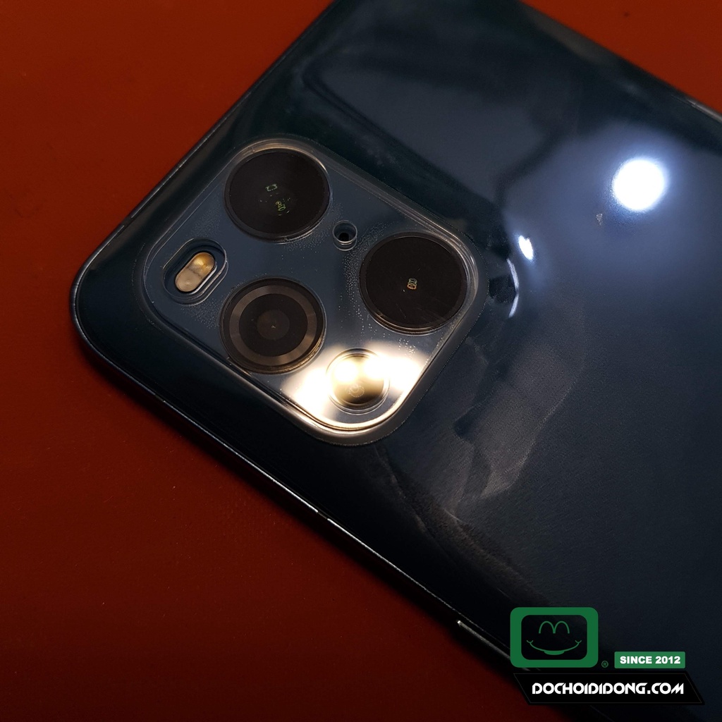 Miếng dán cường lực camera Oppo Find X3 Pro thủy tinh hữu cơ