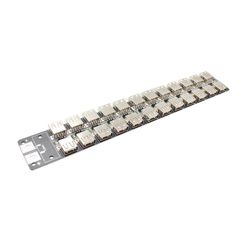 Mô Đun Sạc USB Nhiều Cổng 12AWG Kèm Dây Silicon Sạc Nhanh