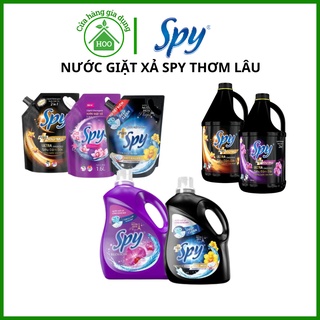 Nước giặt xả SPY PLUS  2 in 1 Nước giặt thơm lâu an toàn cho da dung tích 1.6L-1.7L Hàng chính hãng 