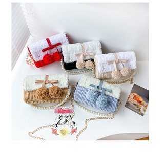 Set túi tự đan POm PoM nhiều màu đơn giản dễ làm