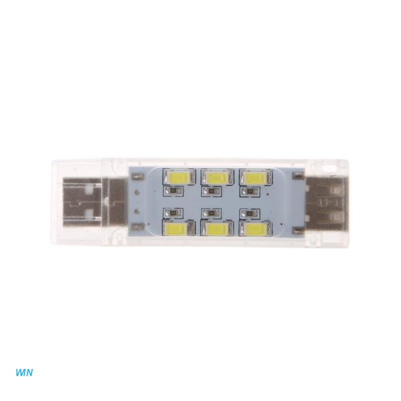 Đèn Led Usb Mini 12 Bóng Hai Mặt Tiện Dụng Cho Cắm Trại