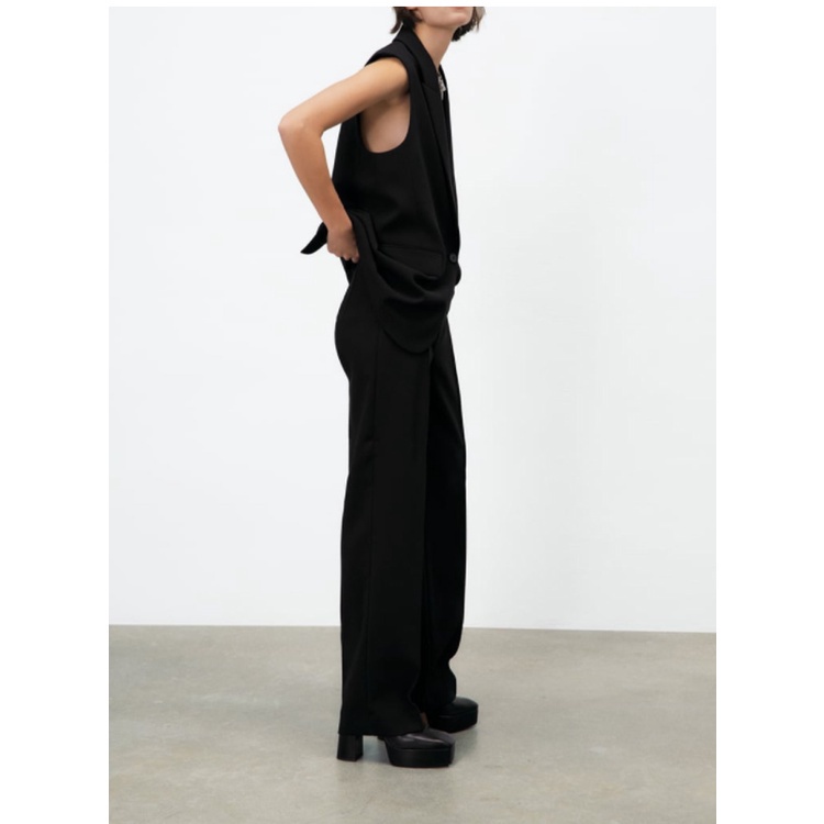 Zara Áo Không Tay Thiết Kế Đơn Giản Thời Trang Mùa Xuân 2681878