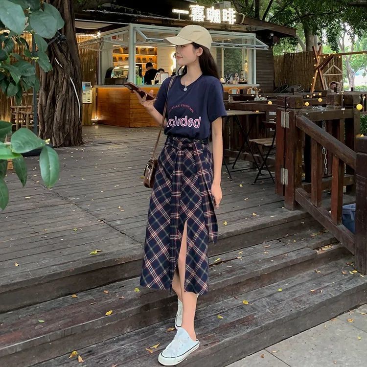 Bộ Váy Dáng Rộng Phong Cách Nhật Hàn Mới Dành Cho Nữ S2021 | BigBuy360 - bigbuy360.vn