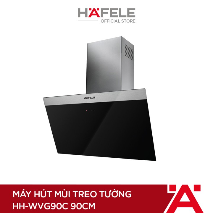 Máy Hút Mùi Treo Tường HAFELE HH-WVG90C (90cm) - 533.89.013 Xuất Xứ Châu Âu Kèm Than Hoạt Tính