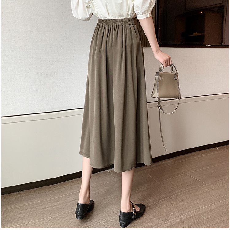 Chân váy SUXI dáng chữ A phong cách cổ điển