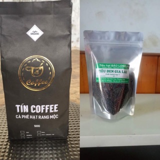 [Trợ giá] 1kg cà phê TÍN COFFEE + 250gr tiêu hạt