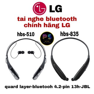 tai nghe bluetooth LG/JBL  HBS-835 / HBS-510 chính hãng nguyên seal đập hộp