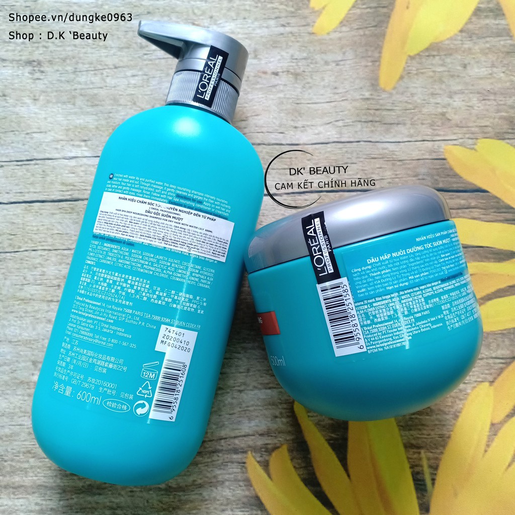 🎈Gội Hấp Spa Loreal Nuôi Dưỡng Tóc Suôn Mượt (Cặp Nhỏ) | BigBuy360 - bigbuy360.vn