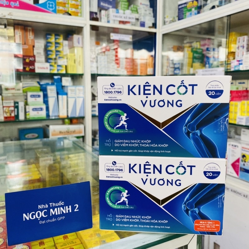✅ [Chính Hãng] Viên uống Xương Khớp - Kiện cốt vương, hỗ trợ giảm đau khớp, viêm khớp,tái tạo sụn, mạnh gân cốt. 20 viên