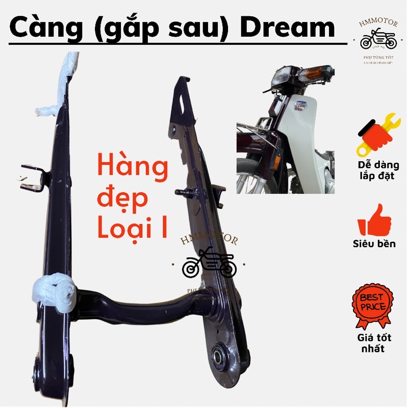 Càng sau (gắp sau) xe Dream Thái hoặc Dream Việt loại đẹp