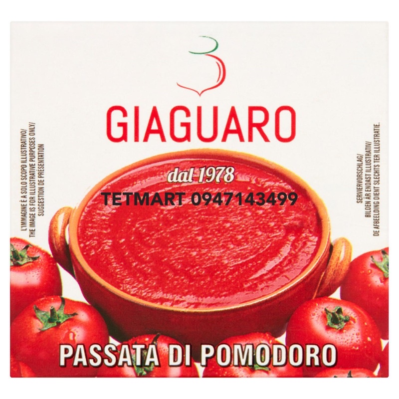 Cà chua xay nhuyễn hiệu Giaguaro 2,2kg (Tomato Paste)