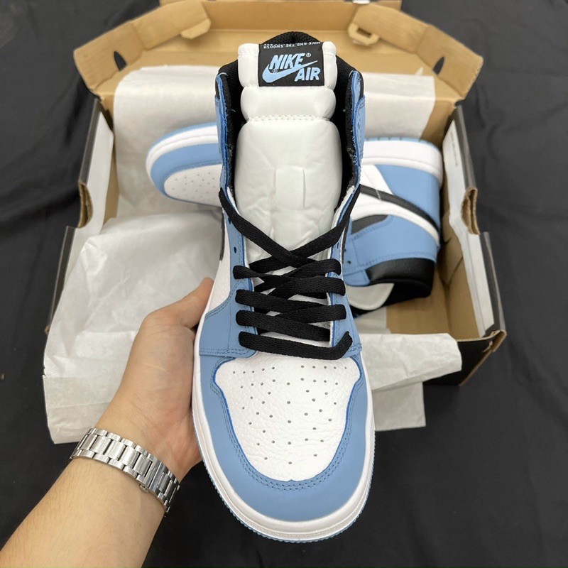 (ảnh thật) giày thể thao jd1 xanh đen cao cổ nam nữ | BigBuy360 - bigbuy360.vn