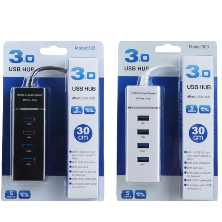 Hub chia 4 cổng USB 3.0 1.2M tốc độ cao đa giao diện