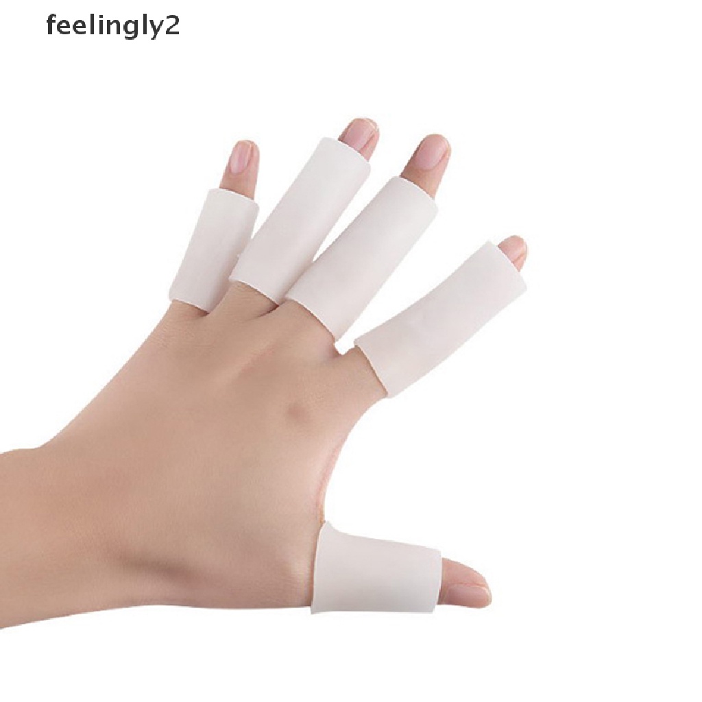 Set 5 Ống silicone Bảo Vệ Ngón Chân Giảm Đau Tiện Lợi