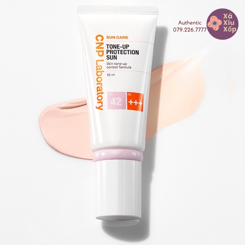 50ml - kem chống nắng CNP Laboratory tone up protection sun Spf42/pa+++