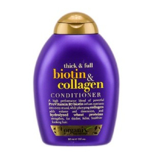 BIOTIN-  DẦU XẢ OGX Thick and Full Biotin and Collagen 385ml