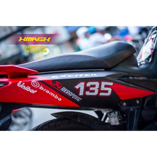 Decal Tem Trùm Xe Exciter 135 Mẫu  C19