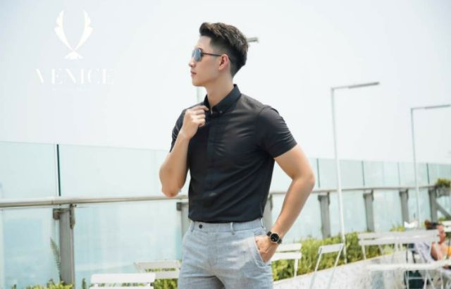 [Mã FAMAYMA2 giảm 10K đơn 50K] Áo Sơ Mi Nam Cộc Tay Trẻ Trung Cao Cấp Loại Đẹp Cao Cấp | BigBuy360 - bigbuy360.vn