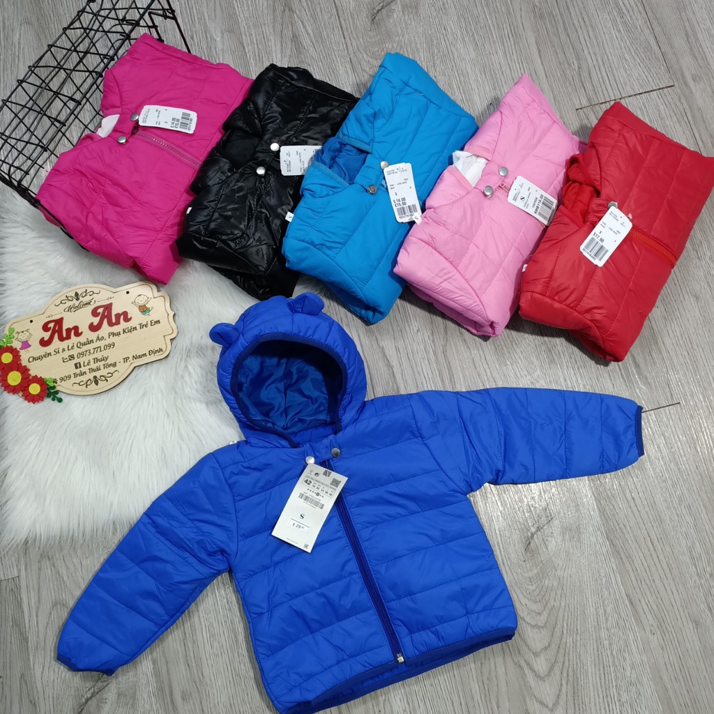 Áo phao tai gấu siêu nhẹ cho bé yêu 8-18kg