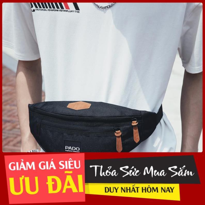 Túi Đeo Chéo Unisex New Streetbag Style, Túi Đeo Tiện Lợi, Túi Bao Tử Phong Cách Hàn Quốc PADO P472D Xịn xò cho khách iu