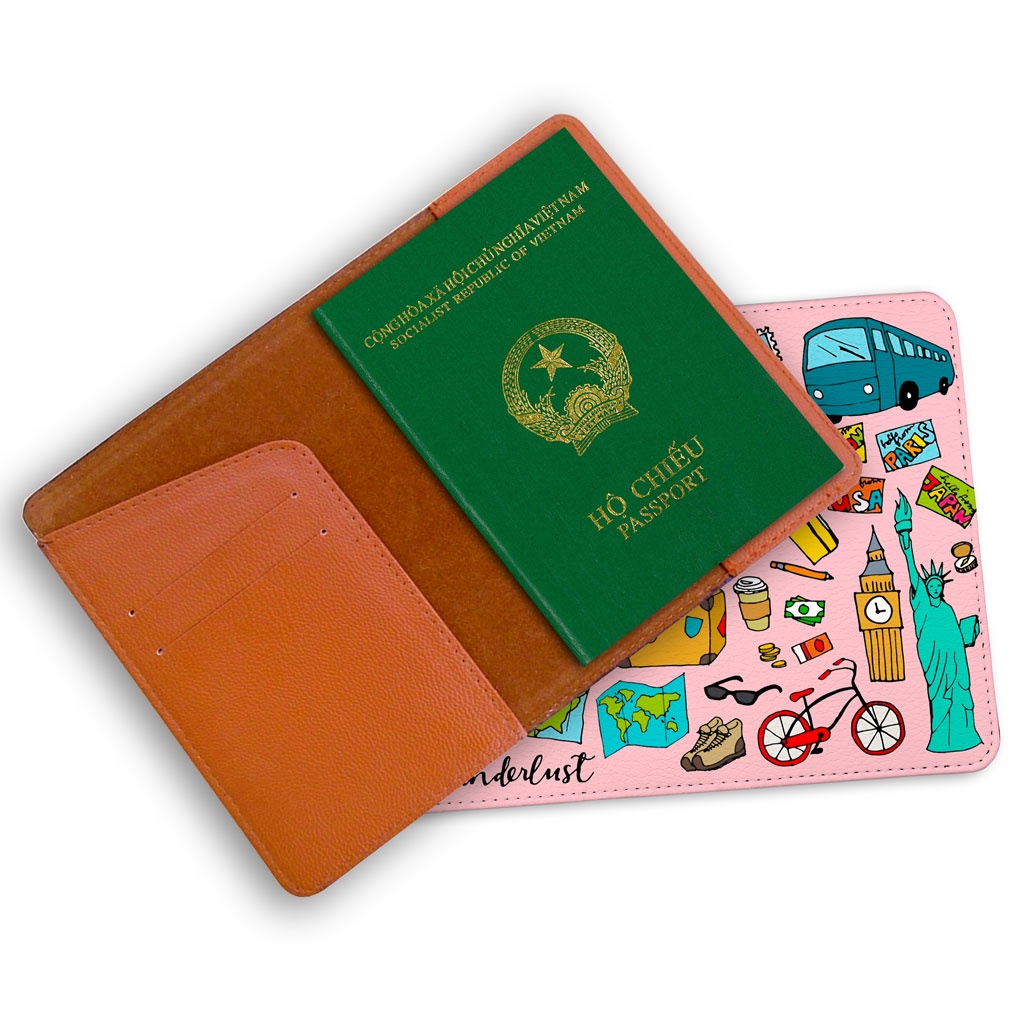 Bao Da Hộ Chiếu / Passport Du Lịch Nam - Nữ  I LOVE TRAVERL - LT054 STORMBREAKER