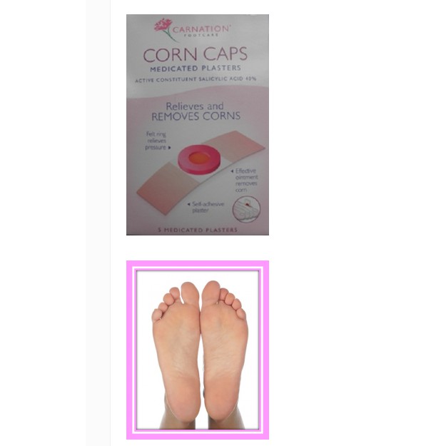 Có Bill- Miếng dán mụn cóc,mắt cá chân, chai sần tay chân CONR CAPS của Anh Quốc