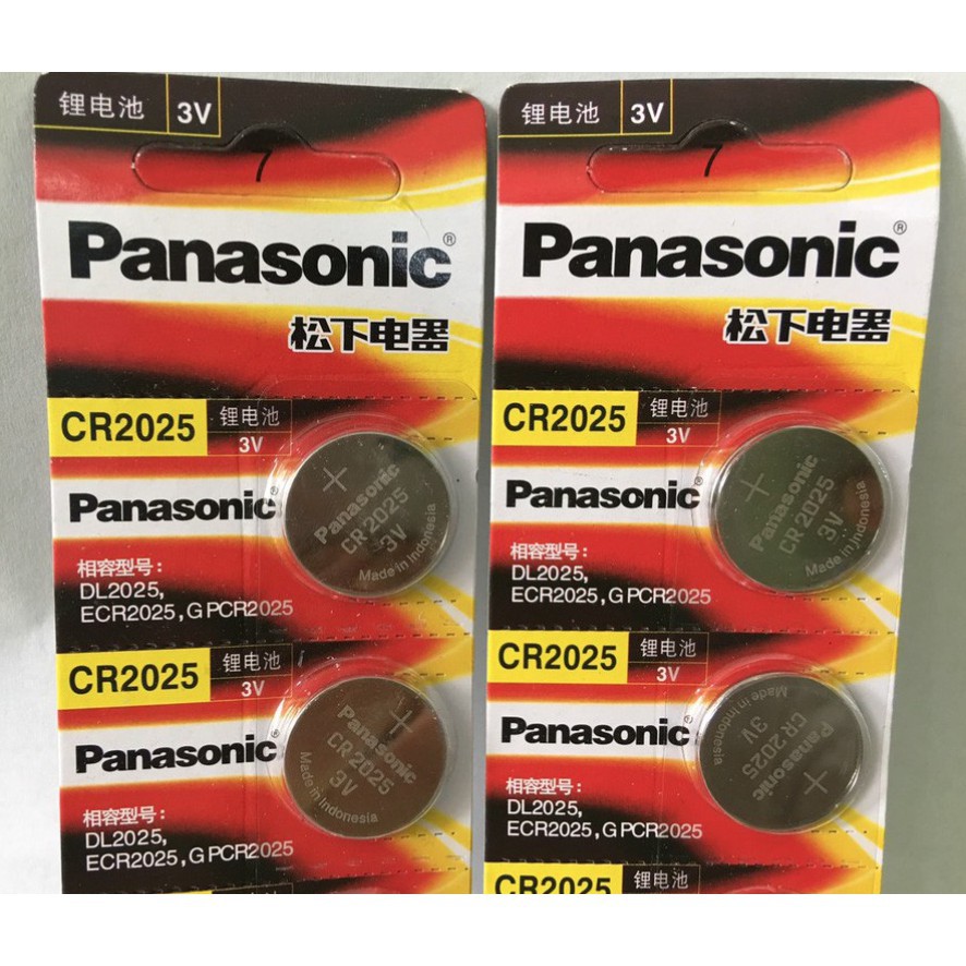 combo Vỉ 2 Viên Pin Panasonic CR2032 / CR2025 /CR2016 / CR1632 / CR1620 / CR1616 / CR1220 / CR1216  / CR2450 / CR2430