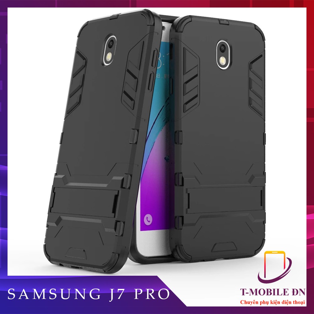 Ốp lưng Samsung J7 Pro, 🔥FREESHIP🔥 Ốp iron man chống sốc bảo vệ viền và camera kèm chống tiện lợi cho Samsung J7 Pro | BigBuy360 - bigbuy360.vn