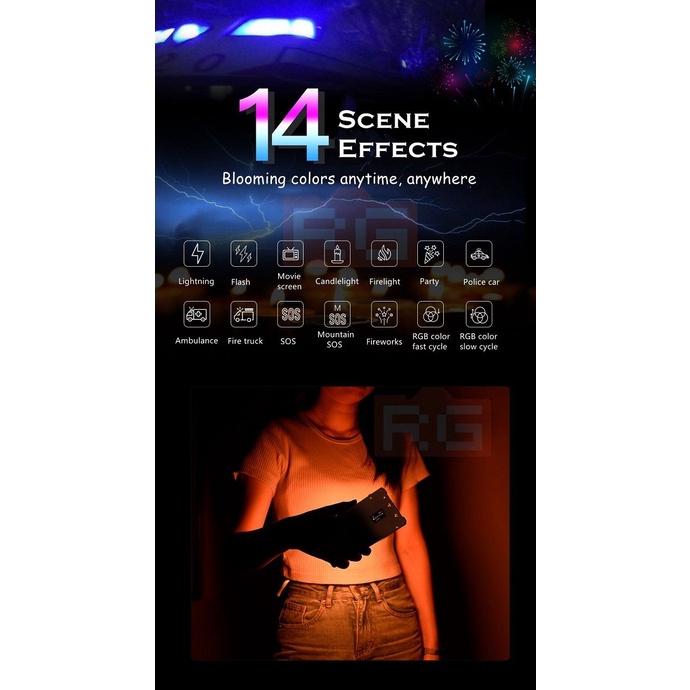Đèn LED video Yongnuo YN135 RGB