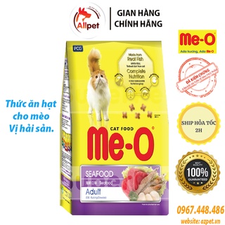 Thức Ăn Hạt cho mèo Me-O Seafood Adult - 350gr. Thức ăn cho mèo lớn Me-O. Đồ ăn cho mèo trưởng thành.