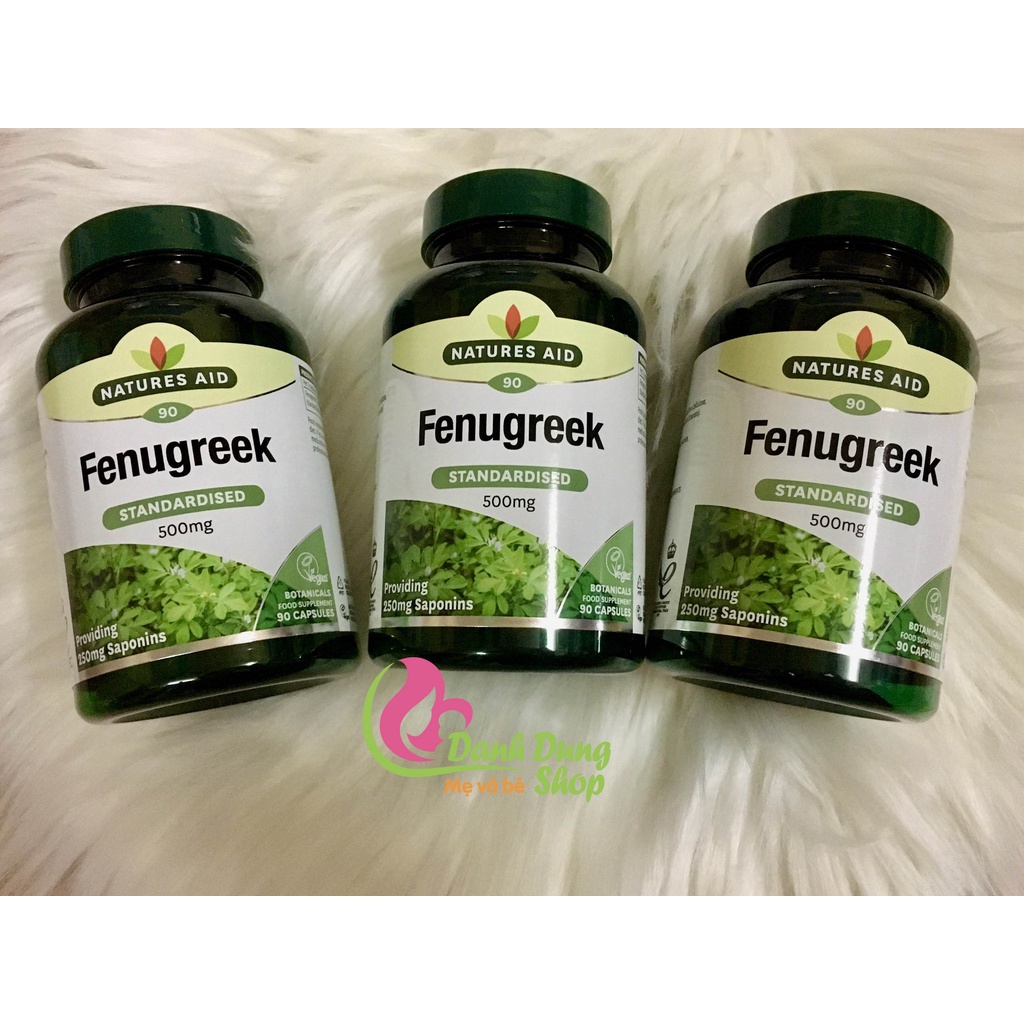 Viên Lợi Sữa Cỏ Cà Ri Fenugreek 500mg Anh 90 Viên