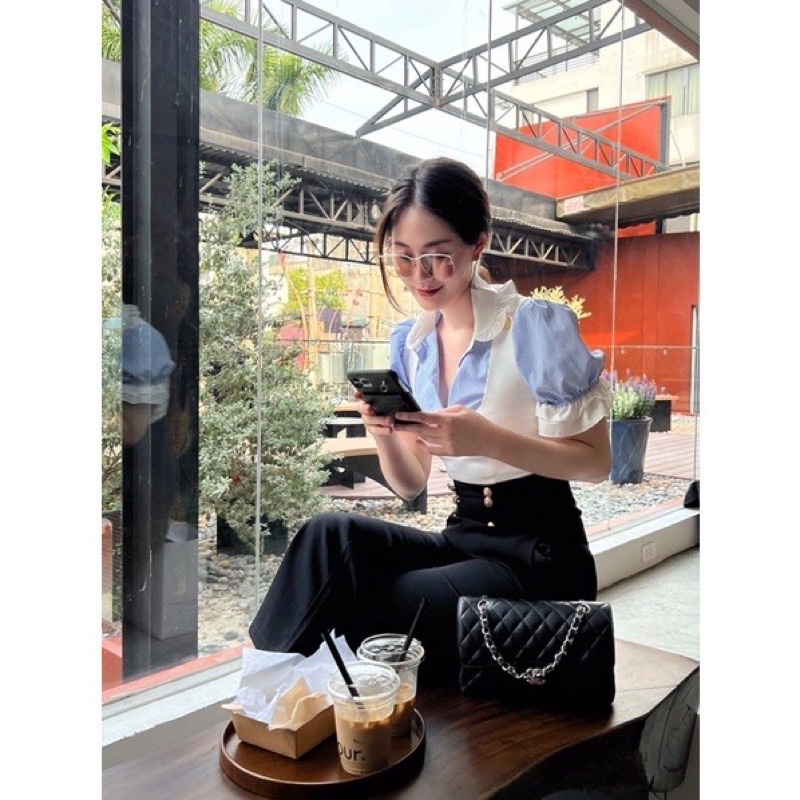 Áo gi-lê phối sơ mi