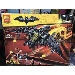Đồ Chơi Xếp Hình BELA 10739 70916 Máy bay Batman
