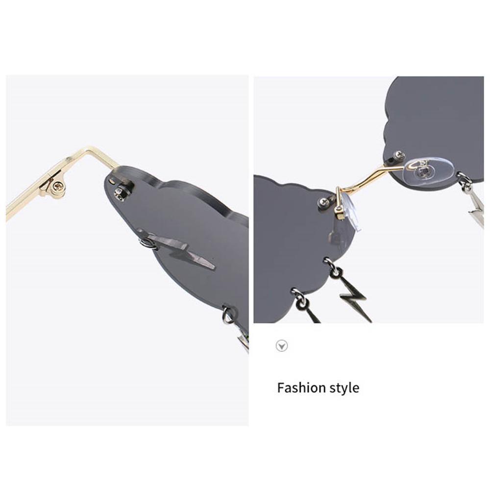 PEARLVN Kính Mát Không Gọng Hình Đám Mây Nhiều Màu Sắc