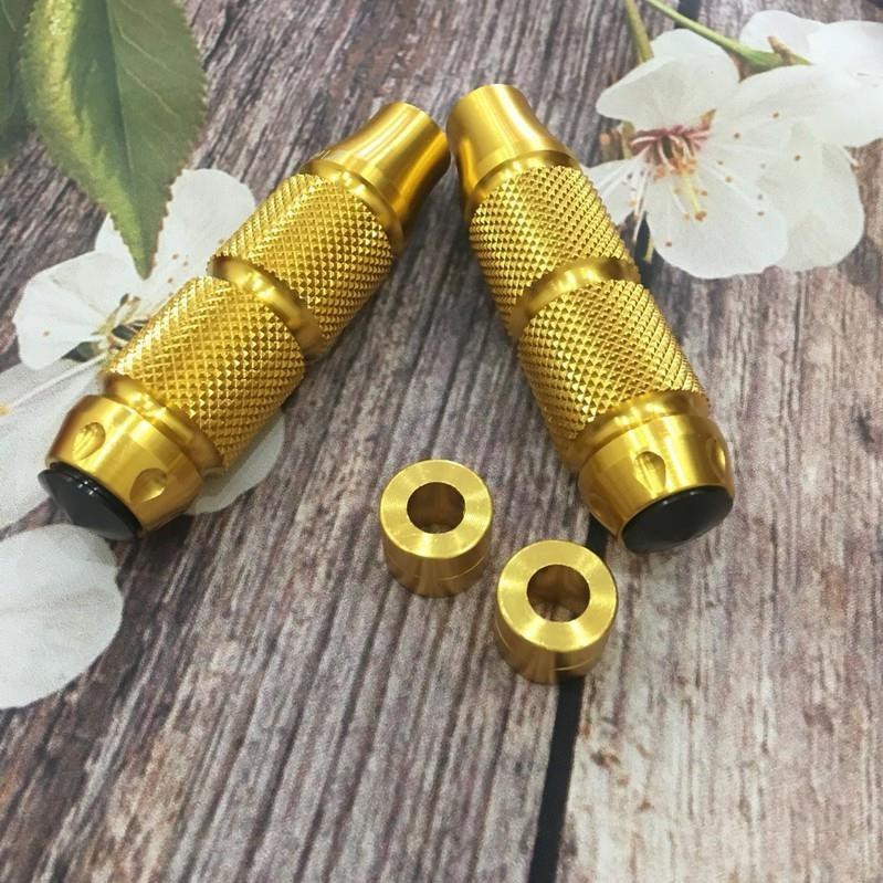 Cặp 2 cái gù gác chân sau Rizoma chống đổ tròn sau đầu vát kiêm gác chân siêu xe cực đẹp màu sắc đa dạng