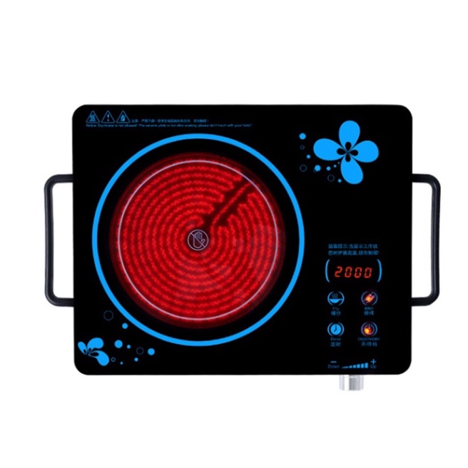 Bếp Điện Hồng Ngoại Cao Cấp SOKANY 2200W - Mặt Kính Chịu Nhiệt Chống Trầy - Không Kén Nồi