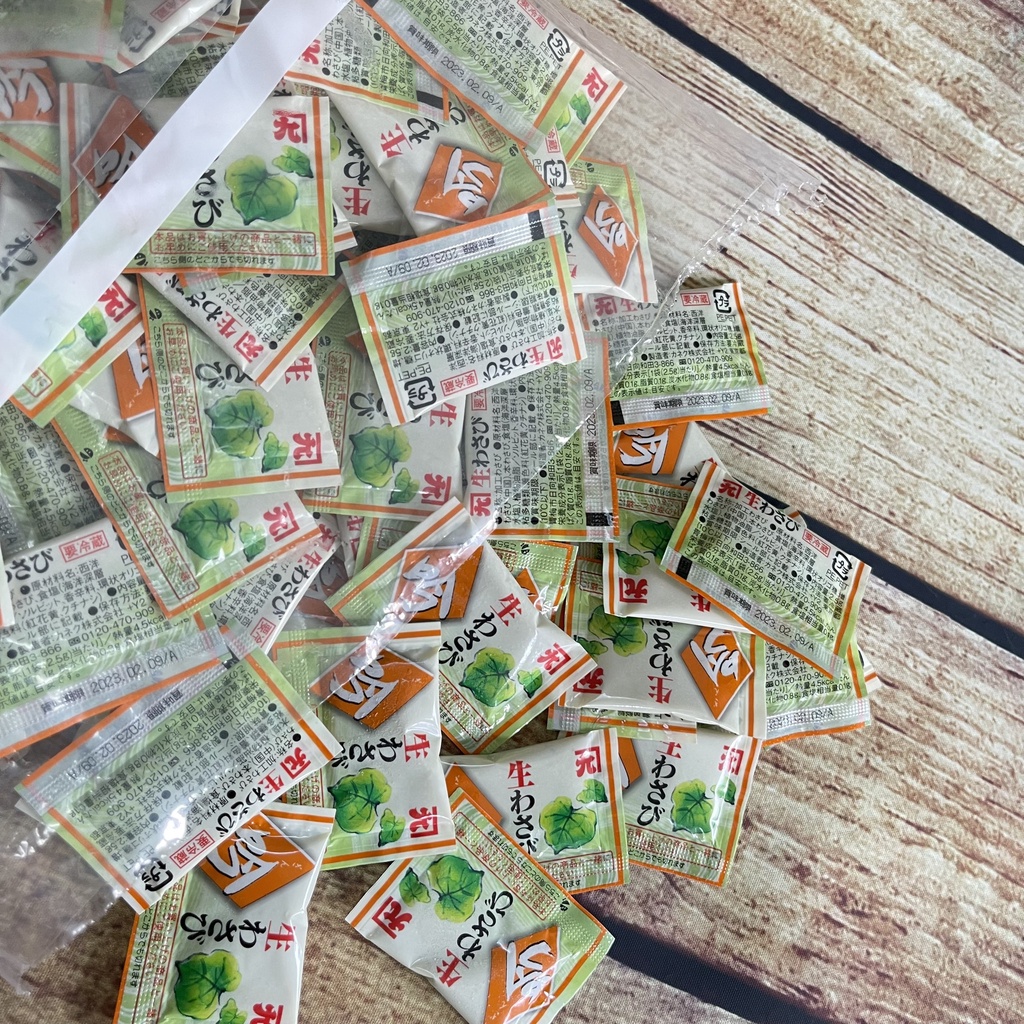 Mù tạc tươi wasabi kaneku nhật (200 gói x 2.5g) [GIAO HỎA TỐC HCM]