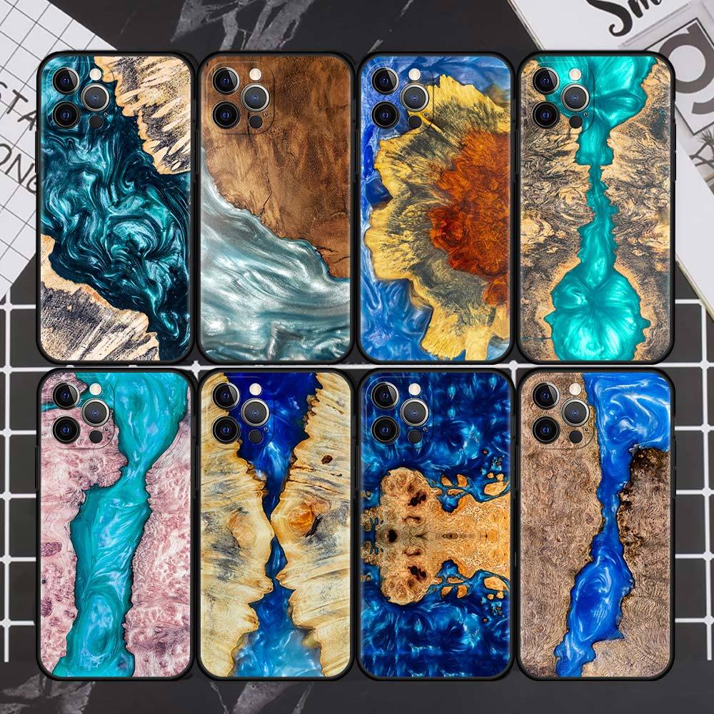 Ốp Điện Thoại Họa Tiết Vân Gỗ Cho iPhone 11 13 12 Pro 7 XR X XS Max 8 6 6S Plus 5 5S SE 2020 13Pro