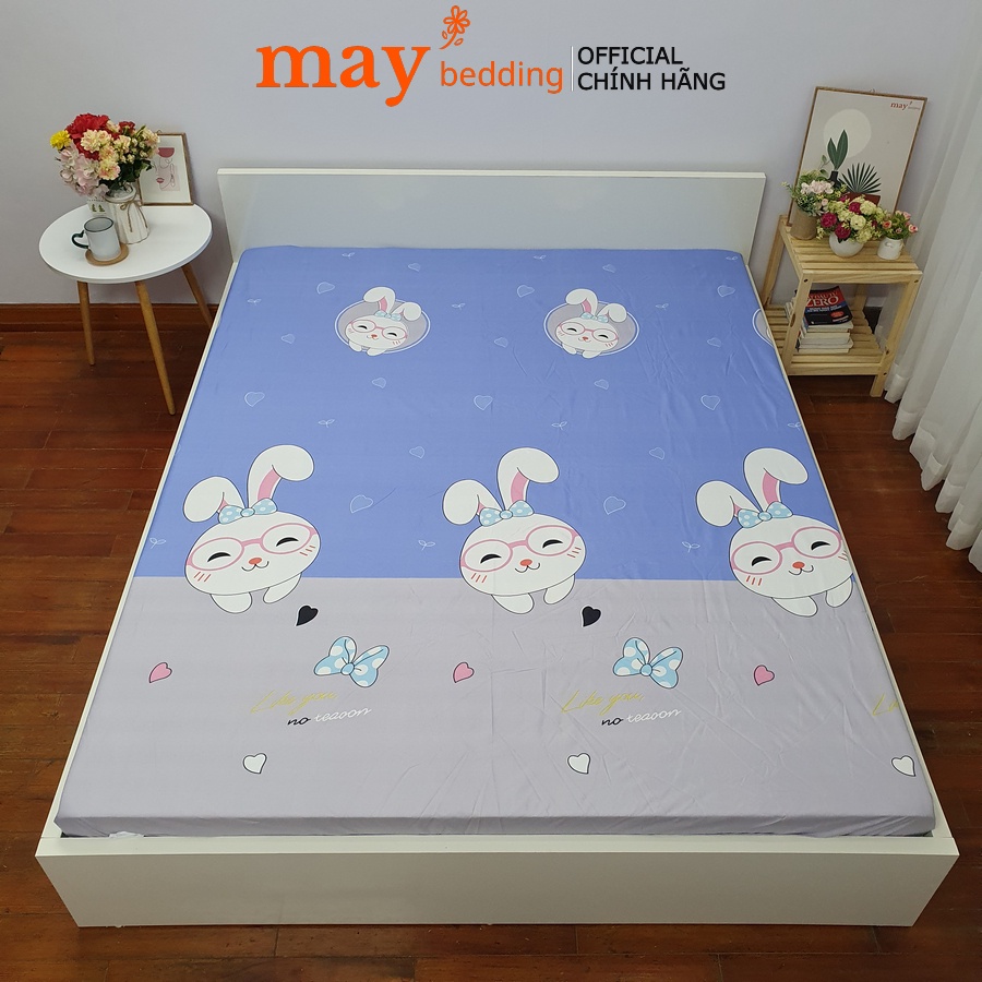 [Mã BMBAU50 giảm 10% đơn 99k] Ga chống thấm cotton May bedding bảo vệ ra nệm kháng khuẩn nằm trực tiếp an toàn cho bé