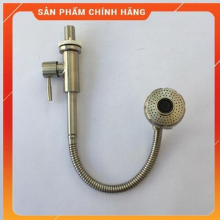 Vòi Rửa Bát Lạnh Cần Mềm Inox304(BH 36 Tháng) .
