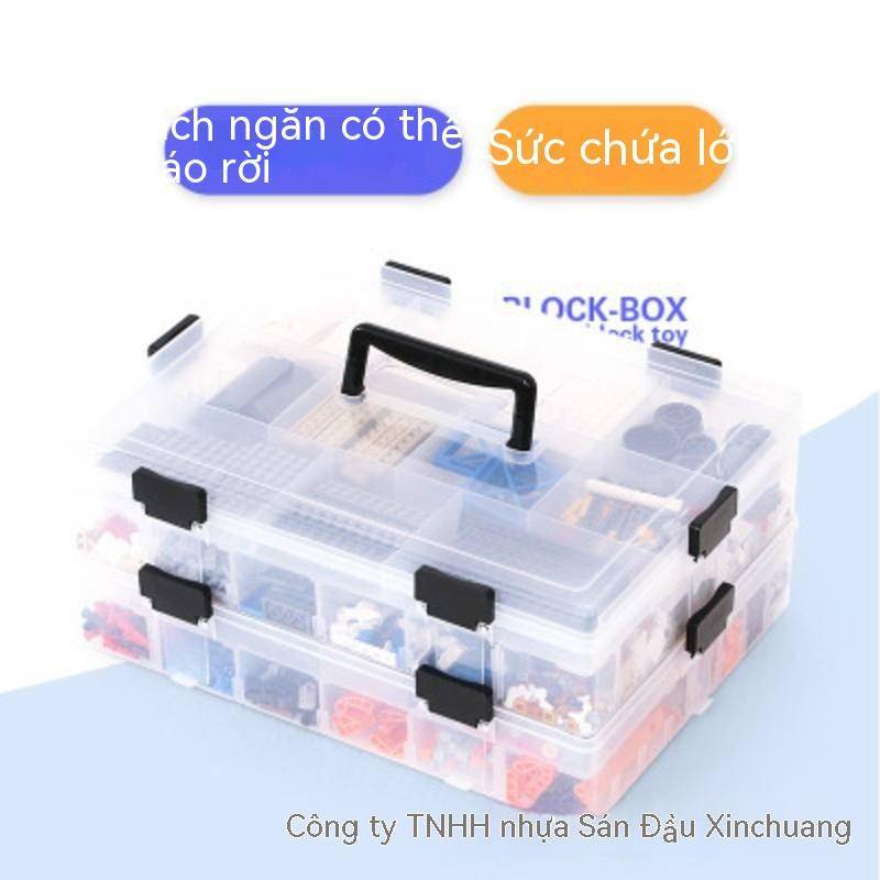 Hộp Đựng Đồ Chơi Lego Nhiều Ngăn Thiết Kế Nhỏ Gọn Đa Năng